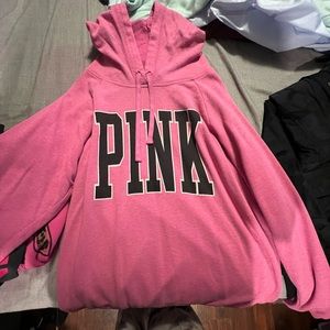 Pink oversized hoodie